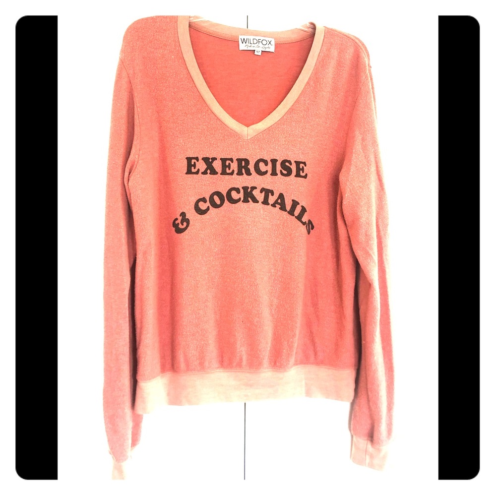 Super soft v-neck sweatshirt